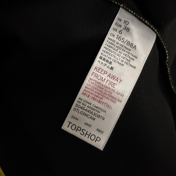 Topshop Men's Tan and Yellow Military Jacket - Picture 8 of 9